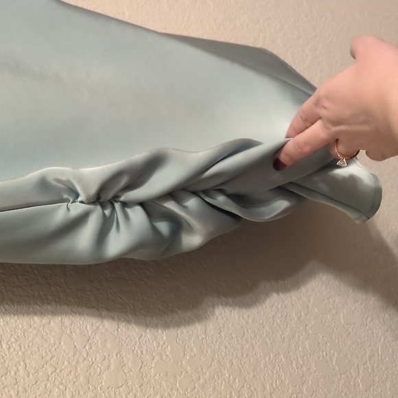 MISHA COLLECTION Light Blue One-Shoulder Mini Dress - Picture 7 of 12